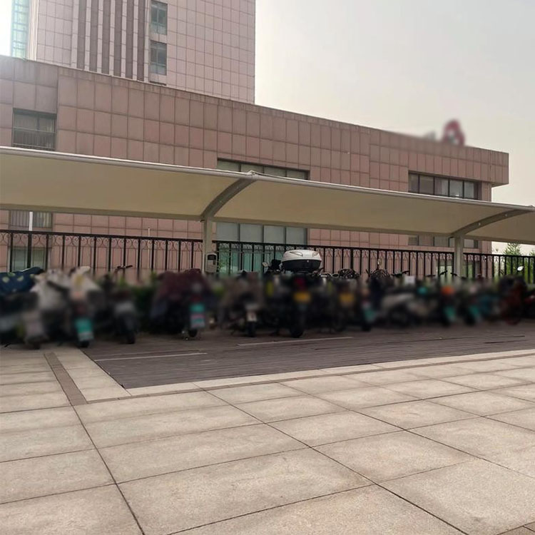 张家界膜结构电动车棚